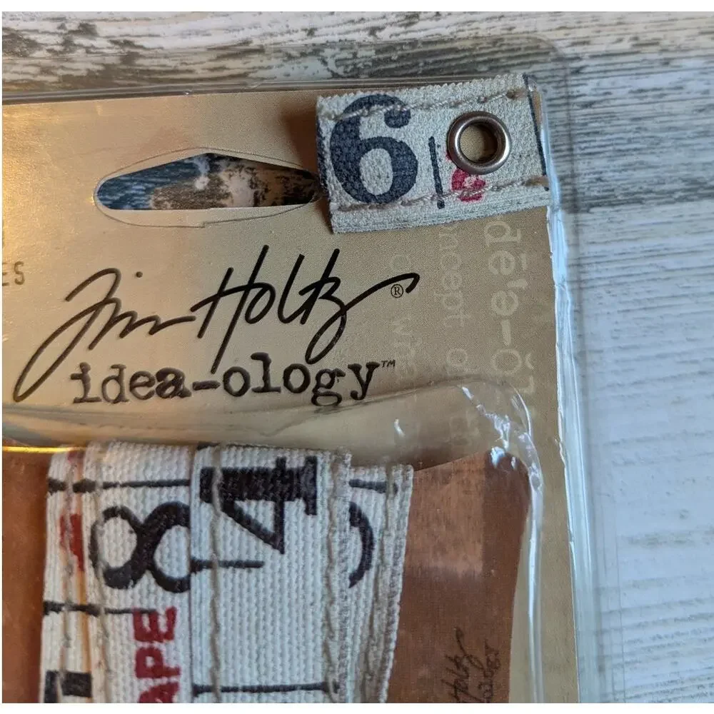 TIM HOLTZ Idea-ology Ephemera Ribbon Gears Steampunk Mixed Media Bundle Lot of 3 - Picture 5 of 11